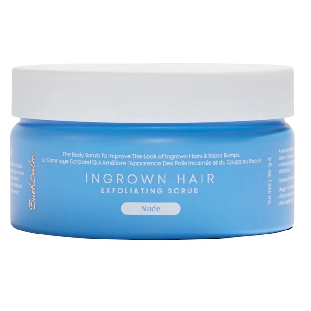 💙Bushbalm Ingrown Hair Exfoliating Scrub BRAND NEW 236ml🩵